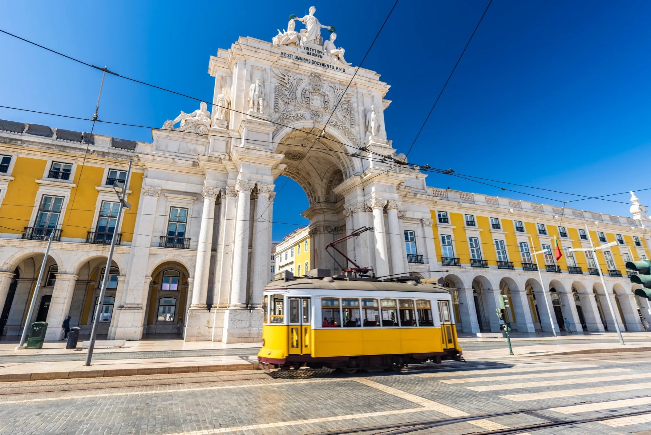 Lisbon tram Alfama Portugal